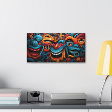 Load image into Gallery viewer, Funky Color Wall Art - Horizontal Canvas Gallery Wraps