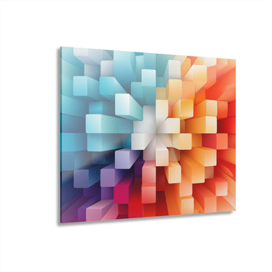 Colorful Cubes | Acrylic Prints