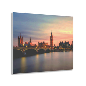 London Skyline at Sunset Acrylic Prints