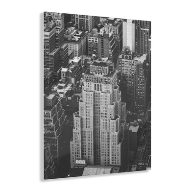 NYC From Above Black & White Acrylic Prints