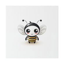 Load image into Gallery viewer, Cute Bumble Bee Wall Art | Square Matte Canvas