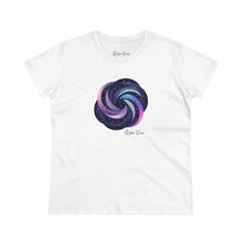 Load image into Gallery viewer, Purple Cosmos | Women&#39;s Midweight Cotton Tee