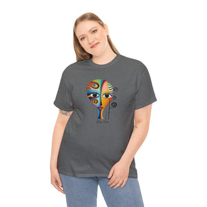 Abstract Colorful Portrait | Unisex Heavy Cotton Tee