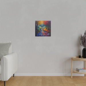 Painted Path Wall Art | Square Matte Canvas