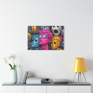 Abstract Colorful Faces | Acrylic Prints