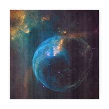 Load image into Gallery viewer, Star Inflating a Giant Bubble Wall Art | Square Matte Canvas