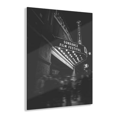 Park City Theater Black & White Acrylic Prints