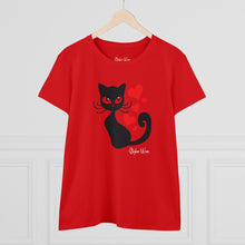 Load image into Gallery viewer, Love Cat | Women&#39;s Midweight Cotton Tee