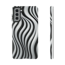 Load image into Gallery viewer, Funky Lines Black and White | iPhone, Samsung Galaxy, and Google Pixel Tough Cases
