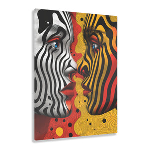 Abstract Face to Face Acrylic Prints