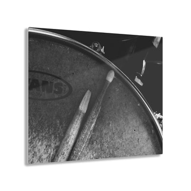 Drumsticks Black & White Acrylic Prints