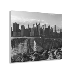 NYC on the Water Black & White Acrylic Prints