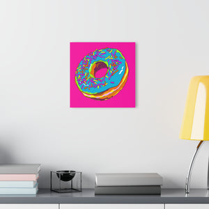 Neon Donut Pop Art | Acrylic Prints
