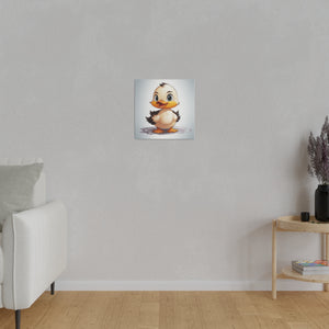 Baby Ducky Wall Art | Square Matte Canvas