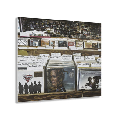 At the Record Store Acrylic Prints