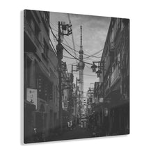 Load image into Gallery viewer, Tokyo Japan City Street Black &amp; White Acrylic Prints