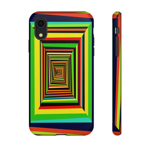 Colorful Framed Illusion | iPhone, Samsung Galaxy, and Google Pixel Tough Cases