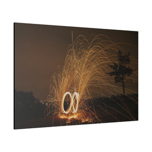 Swirling Fireworks | Matte Canvas, Stretched, 0.75"