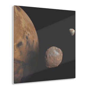 The Moons of Mars Acrylic Prints