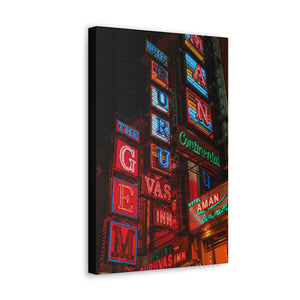 Neon City Lights | Canvas Gallery Wraps