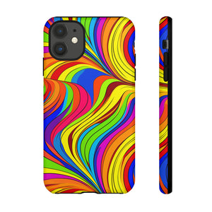 Wavy Colors | iPhone, Samsung Galaxy, and Google Pixel Tough Cases