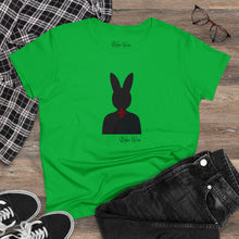 Load image into Gallery viewer, Black Rabbit | Women&#39;s Midweight Cotton Tee