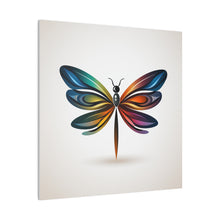 Load image into Gallery viewer, Colorful Dragonfly | Square Matte Canvas