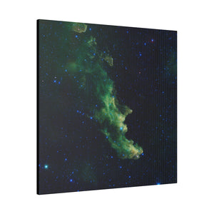 Witch Head Nebula Wall Art | Square Matte Canvas