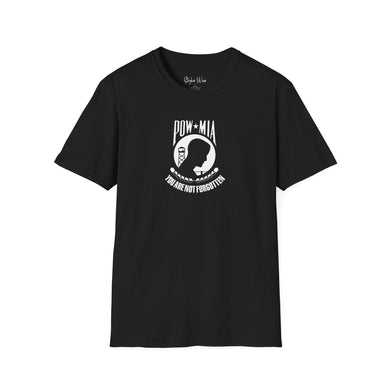 POW-MIA Black | Unisex Softstyle T-Shirt