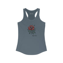 Load image into Gallery viewer, Vintage Tattoo Rose | Women&#39;s Ideal Racerback Tank