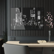 Load image into Gallery viewer, Tokyo Japan at Night Black &amp; White Acrylic Prints