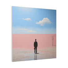 Load image into Gallery viewer, Post Modern Pink Desert Wall Art | Square Matte Canvas