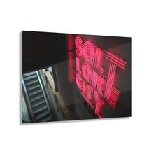 Load image into Gallery viewer, Salt Lake City Neon Sign Acrylic Prints