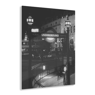 London Underground Black & White Acrylic Prints