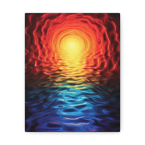 Digital Sunset | Canvas Gallery Wraps