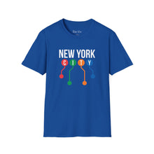 Load image into Gallery viewer, NYC Metro Lines | Unisex Softstyle T-Shirt