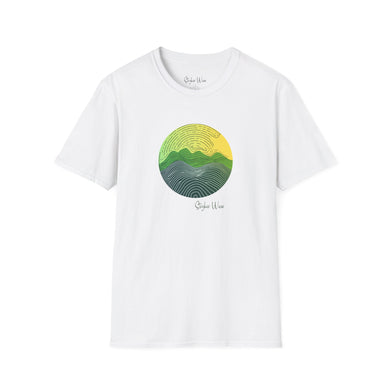 Minimalist Hill Country Art | Unisex Softstyle T-Shirt