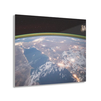 Nighttime Over the Middle East from Space Acrylic Prints