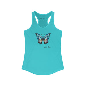 Blue Butterfly | Women's Ideal Racerback Tank