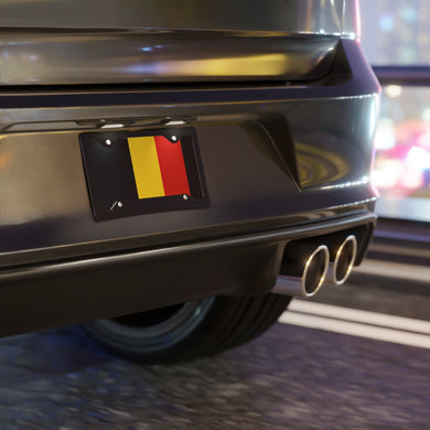 Belgium Flag Vanity Plate