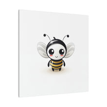 Load image into Gallery viewer, Cute Bumble Bee Wall Art | Square Matte Canvas