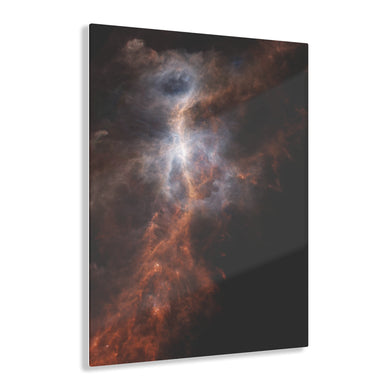 Ionized Carbon Atoms in Orion Acrylic Prints