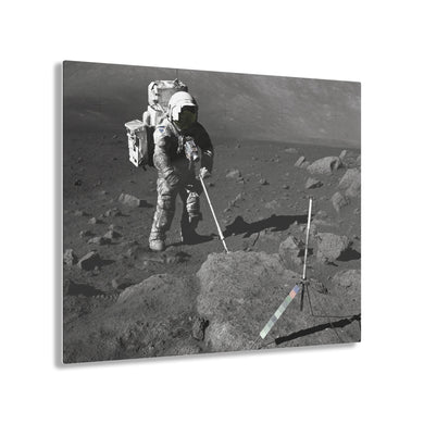 Astronaut Schmitt Covered with Lunar Dirt Acrylic Prints