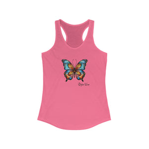 Colorful Butterfly  | Women's Ideal Racerback Tank