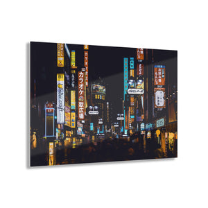 Tokyo Japan at Night Acrylic Prints