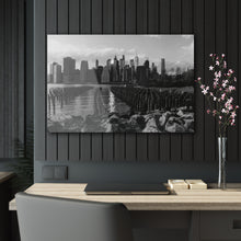 Load image into Gallery viewer, NYC on the Water Black &amp; White Acrylic Prints