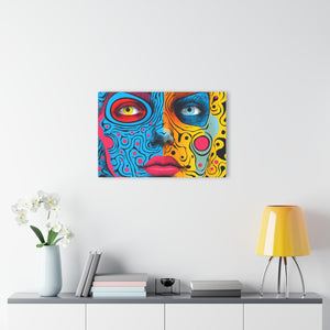 Abstract Colorful Face | Acrylic Prints