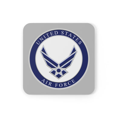 U.S. Air Force Emblem Corkwood Coaster Set