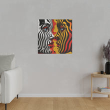 Load image into Gallery viewer, Face to Face Abstract Wall Art | Square Matte Canvas