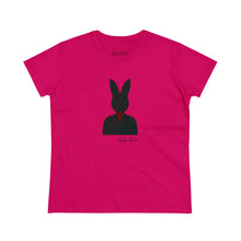 Load image into Gallery viewer, Black Rabbit | Women&#39;s Midweight Cotton Tee
